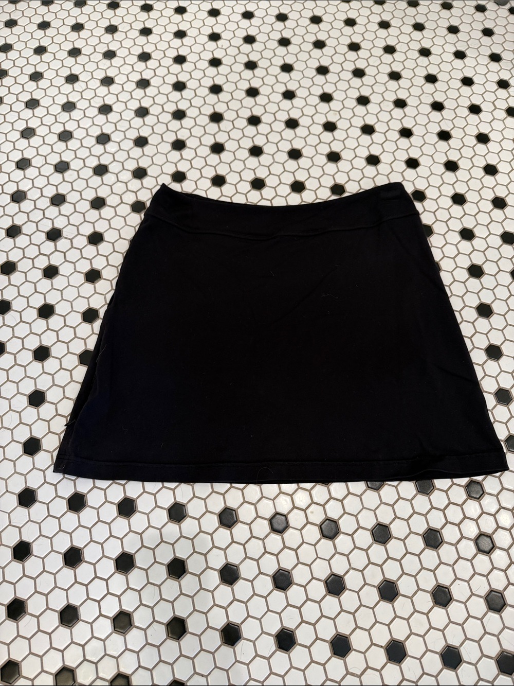 Athleta Black A-Line Mini Skort